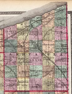 Ashtabula County 1872 - Stedman, Brown & Lyon - davidrumsey.com